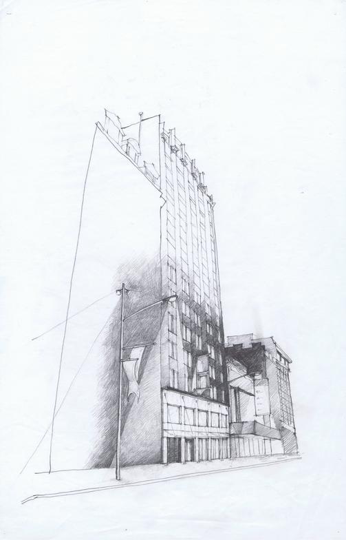 For Tihany - The Time Hotel - Sketch Carolyn Ament